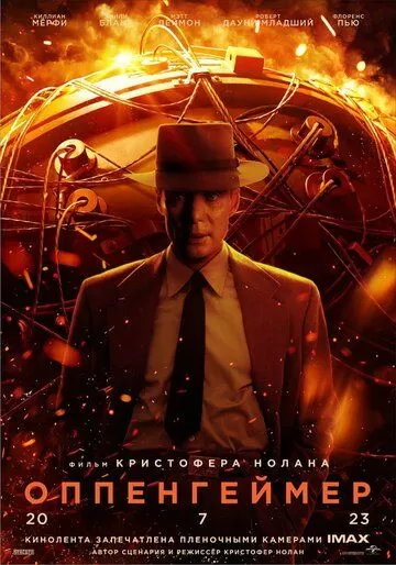 Постер Оппенгеймер (Oppenheimer)