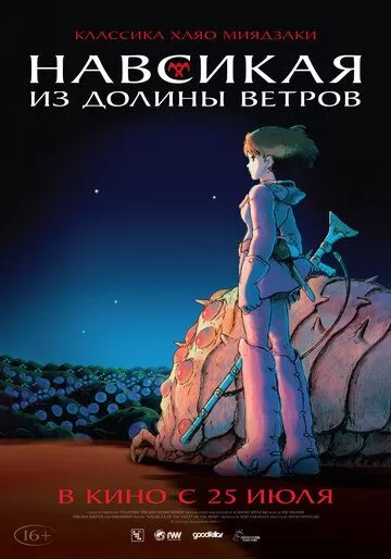 Постер Навсикая из долины ветров (Nausicaa of the Valley of the Wind / Kaze no tani no Naushika)