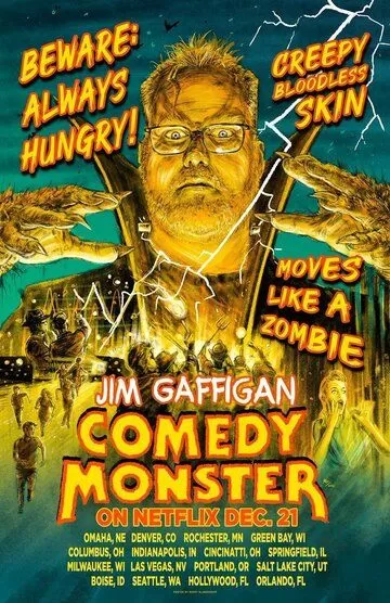 Постер Джим Гэффиган: Гений комедии (Jim Gaffigan: Comedy Monster)