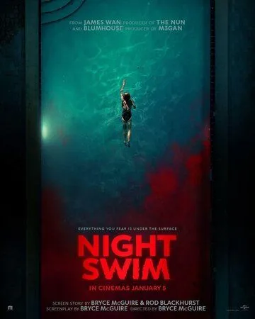 Постер Проклятые воды (Night Swim)