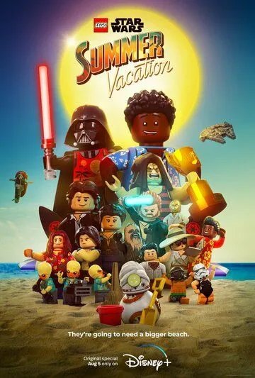 Постер ЛЕГО Звёздные войны: Летние каникулы (LEGO Star Wars Summer Vacation)