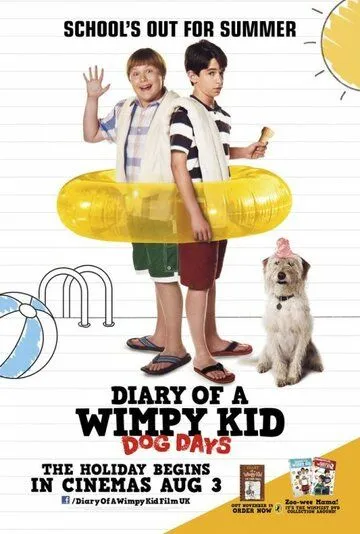 Постер Дневник слабака 3 (Diary Of A Wimpy Kid: Dog Days)